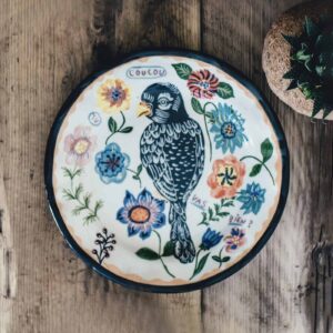 Vintage Wood Dinner Plate